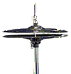 hi hat cymbals on stand